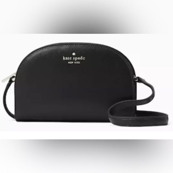 kate spade Handbags - NWT Kate Spade New York Black Perry Leather Dome Crossbody